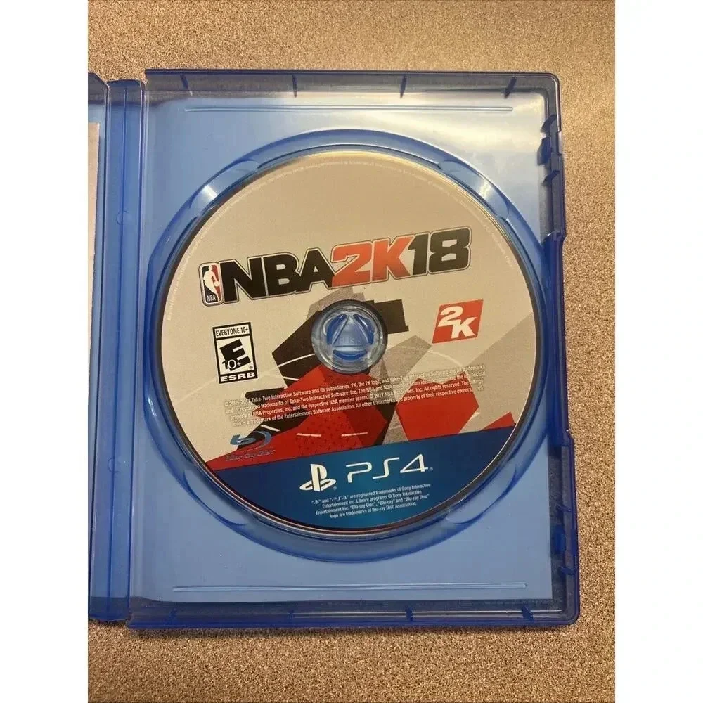 NBA 2K18 2018 Basketball Sony PlayStation 4 PS4 Game Tested With‎ Manual
